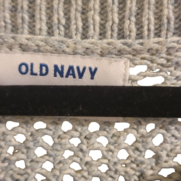 Old Navy Light Blue Textured Women's Sweater - Picture 3 of 3